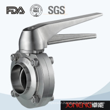 Stainless Steel Handle Sanitary Welded Butterfly Valve (JN-BV1004)